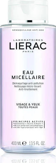 Lierac Eau Micellaire Apă micelară Îndepărtare Machiaj Față 400ml