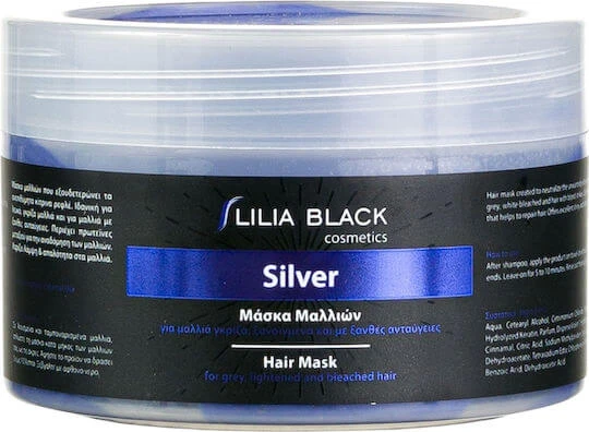 Lilia Black Silver Mască de Păr pentru Păstrarea Culorii 500ml