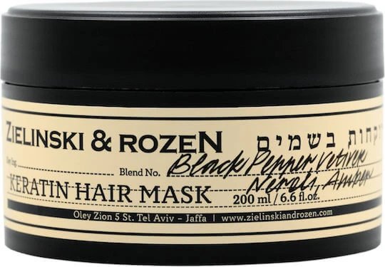 Mască de Păr Keratină Cu Piper Negru Vetiver Neroli Și Ambra 200ml