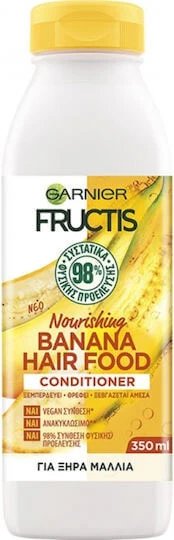 Garnier Fructis Hair Food Banana Balsam Reconstrucție/Nutriție pentru Uscat Păr 350ml