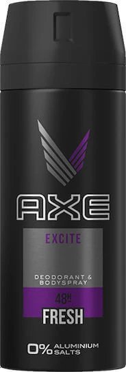 Axe Excite 48h Fresh 0% Aluminium Salts Deodorant și spray de corp Deodorant 48h sub formă de Spray 150ml