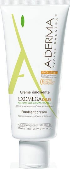 A-Derma Exomega D.E.F.I Emollient Cream Crema hidratant pentru regenerare pentru piele atopică 200ml