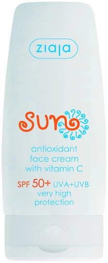 Ziaja Cremă Antioxidantă Pentru Față Cu Vitamina C Cremă Antiiar UVA/UVB SPF50 50ml