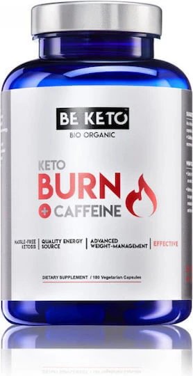 BeKeto Keto Burn + Caffeine cu Gust Energie 180 capace