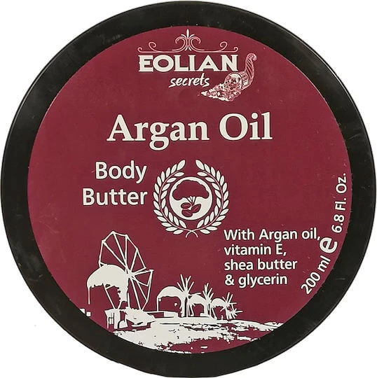 Eolian Secrets Argan Oil Butter hidratant pentru corp pentru toate tipurile de piele 200ml