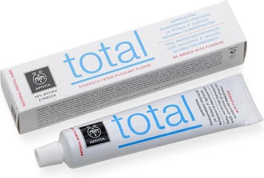 Apivita Total Pastă de dinți pentru Placă bacteriană și Carii dentare 75ml