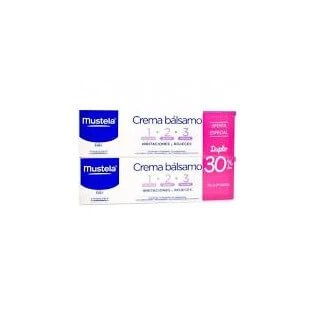 Mustela DUPLO Balsam cremă pentru scutec 123 Schimbare scutec, 2x100ml