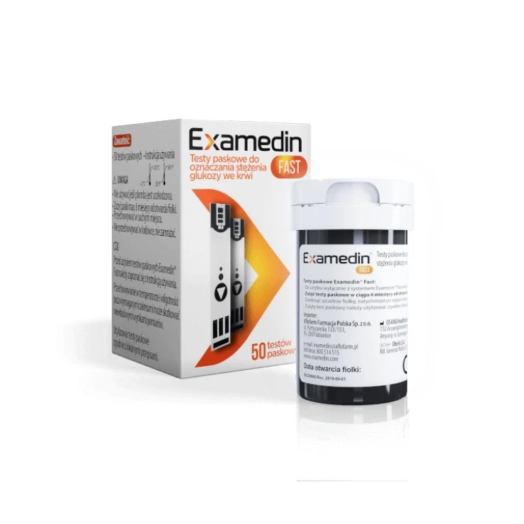 Examedin Fast Strip teste, 50 unități