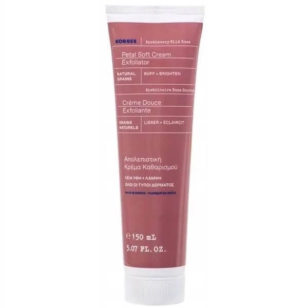 Korres Apothecary Wild Rose Cremă exfoliantă delicată, 150ml
