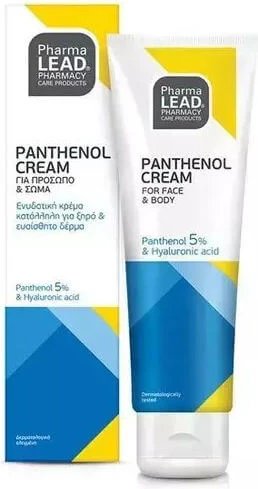 Pharmalead Panthenol Crema hidratant pentru regenerare cu Acid hialuronic pentru piele uscată/foarte uscată & sensibilă 100ml