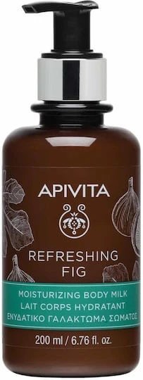 Apivita Refreshing Fig Milk hidratant pentru corp pentru piele uscată & sensibilă 200ml