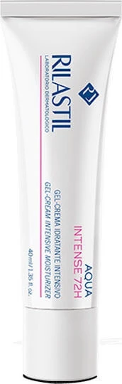 Rilastil Aqua Intense Gel Hidratant Intensiv de Zi 72h cu SPF50, Acid Hialuronic și Ceramide 40ml