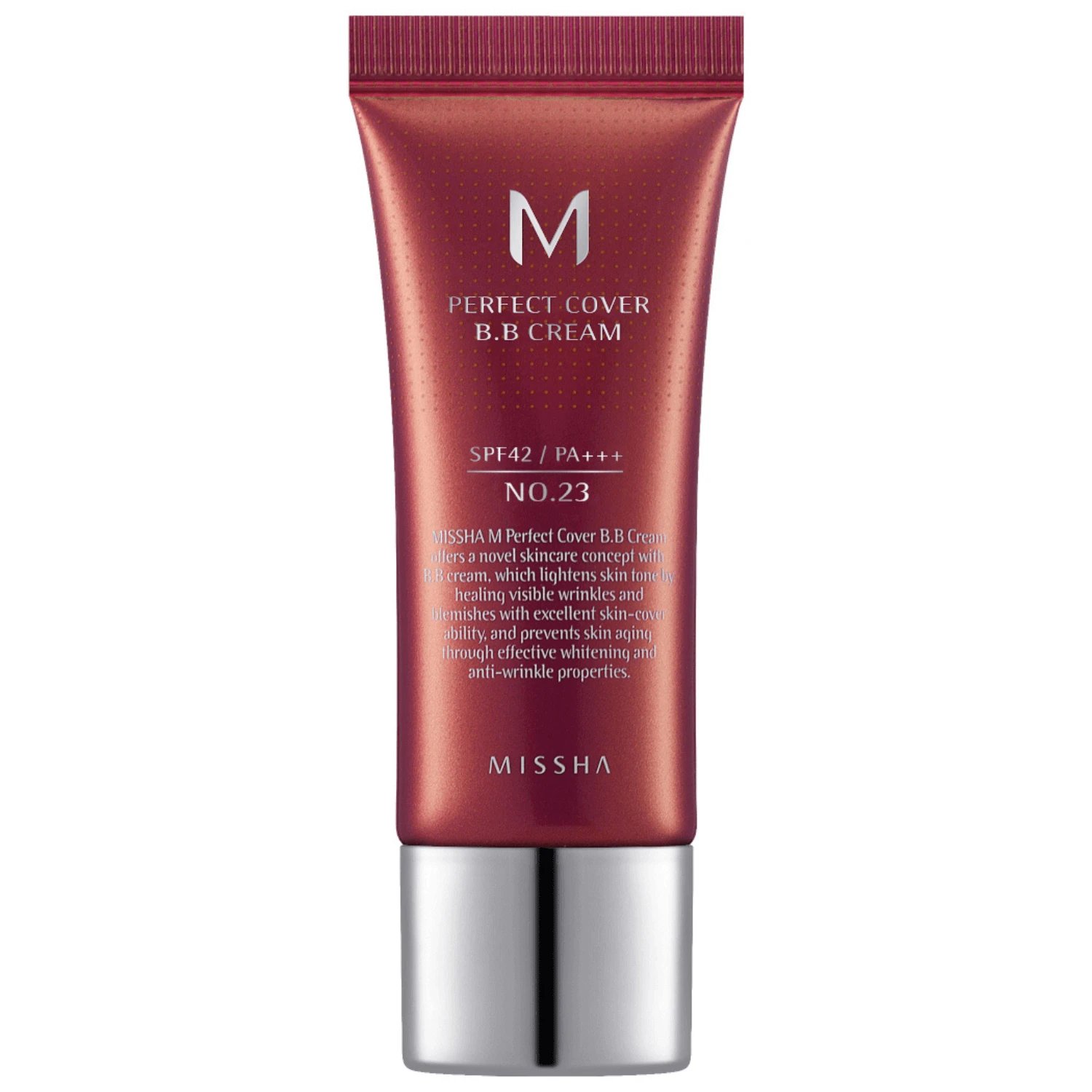 Missha M Perfect Cover, BB cream, SPF 42, nr. 23 Natural Beige, 20 ml
