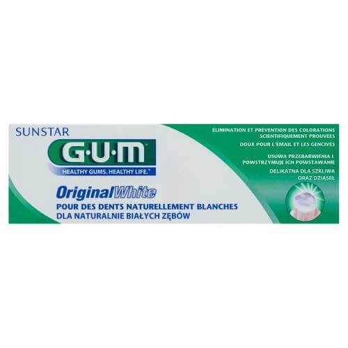 Pastă de dinți Sunstar GUM Original White, 75 ml