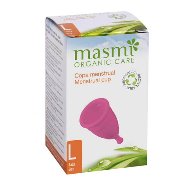 Masmi Organic Care, cupă menstruală, mărimea L, 1 buc
