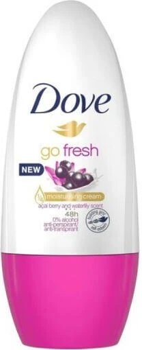 Dove Go Fresh Acai Berry & Waterlily Deodorant 48h sub formă de Roll-On 50ml