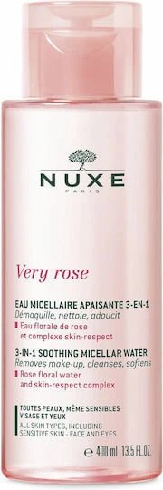 Nuxe Very Rose Apă micelară Îndepărtare Machiaj Față & Ochi 400ml