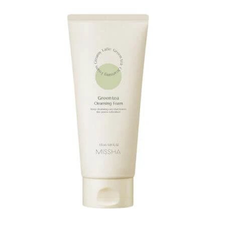 Spuma de curatare pentru fata cu ceai verde Creamy Latte, 172 ml, Missha