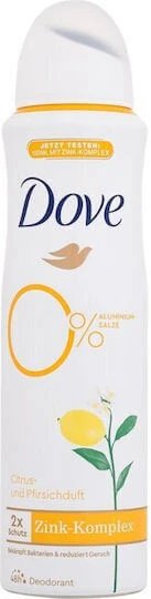Dove 0% Deodorant sub formă de Spray Fără aluminiu 150ml