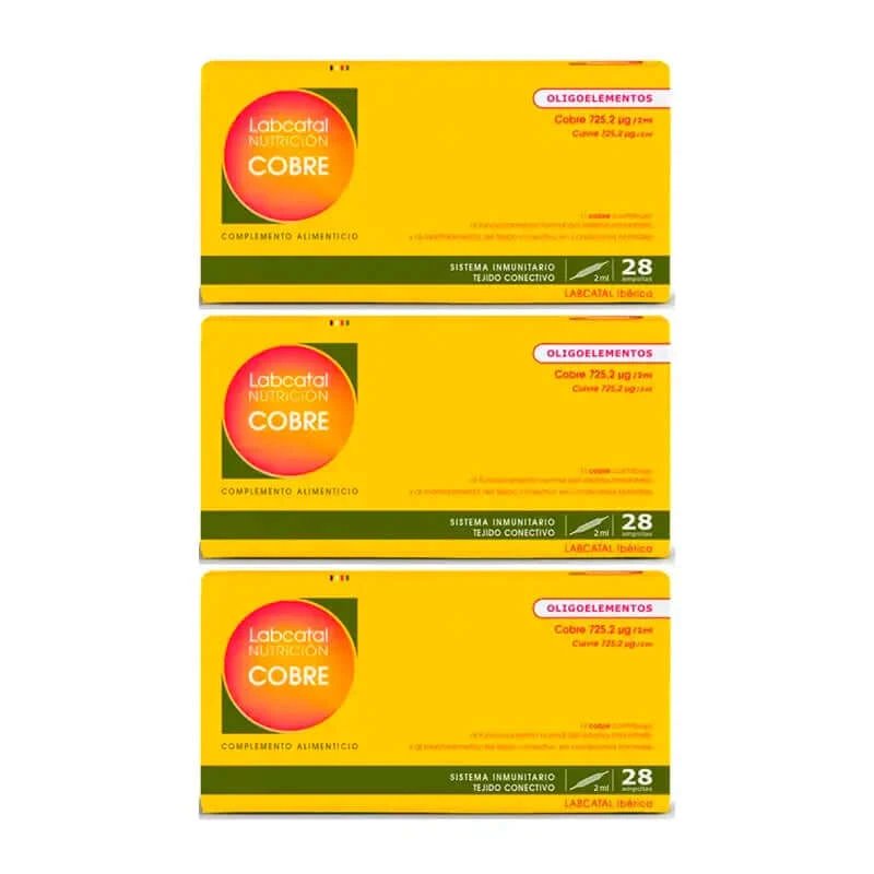 Labcatal cupru, 3X28 fiole