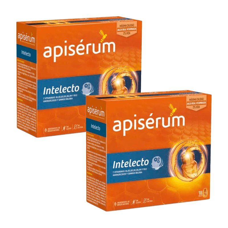 ApiSérum Duplo Intelecto 2 x 18 flacoane