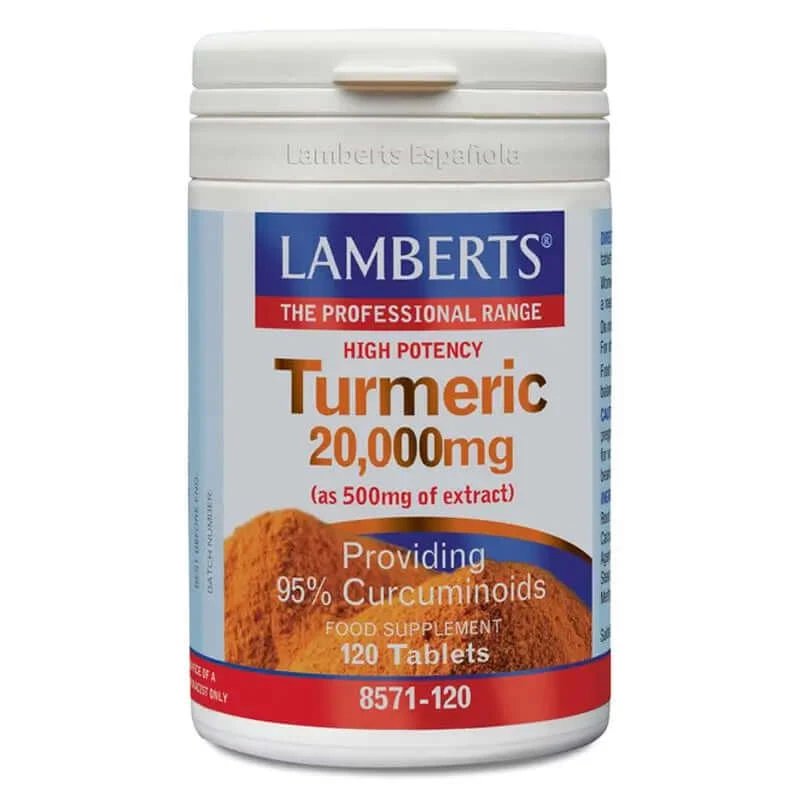 Lamberts Curcuma Turmeric 20.000 Mg , 120 comprimate