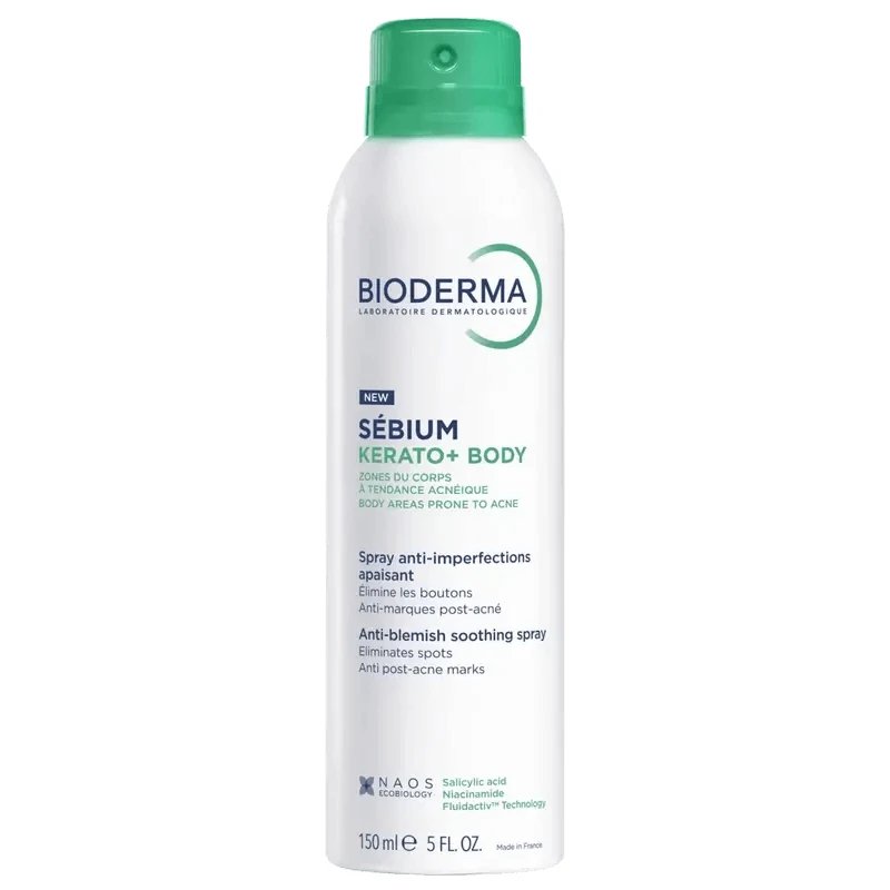 Bioderma Sébium Kerato+ Spray de corp anti-acnee , 150 ml