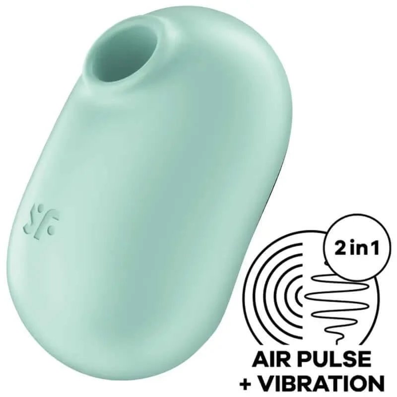 Satisfyer Pro To Go 2 Stimulator & Vibrator Dublu Verde