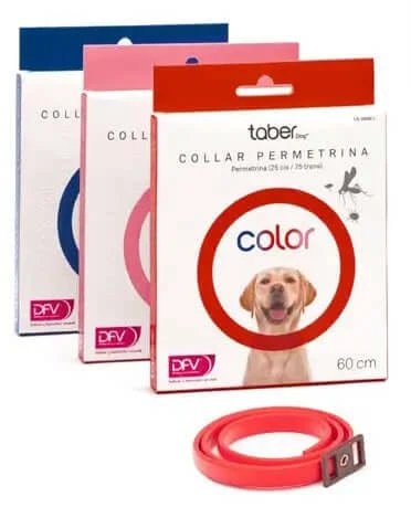 Taberdog Permethrin Collar 60 cm roz
