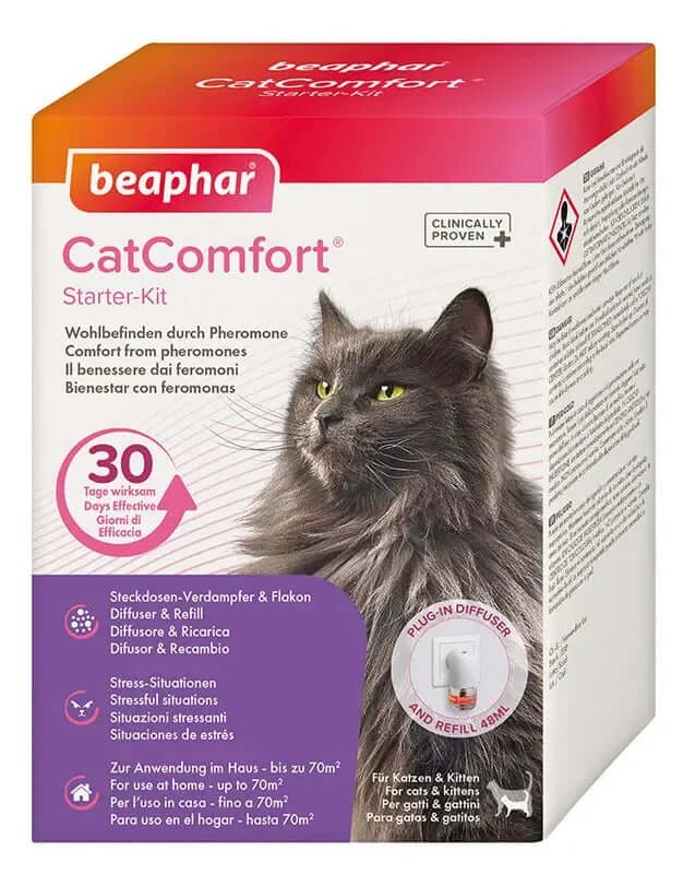 Beaphar Cat Comfort Difuzor pentru pisici și reumplere 48 ml