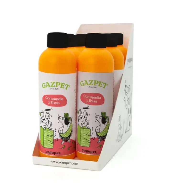 Yogupet Gazpet Pepene roșu și căpșuni, 6x250 gr