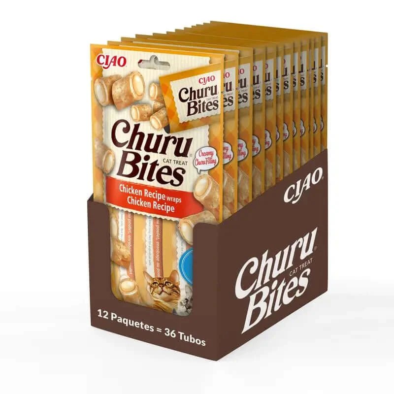 Churu Cat Bites Rețeta de pui Display 12X30Gr