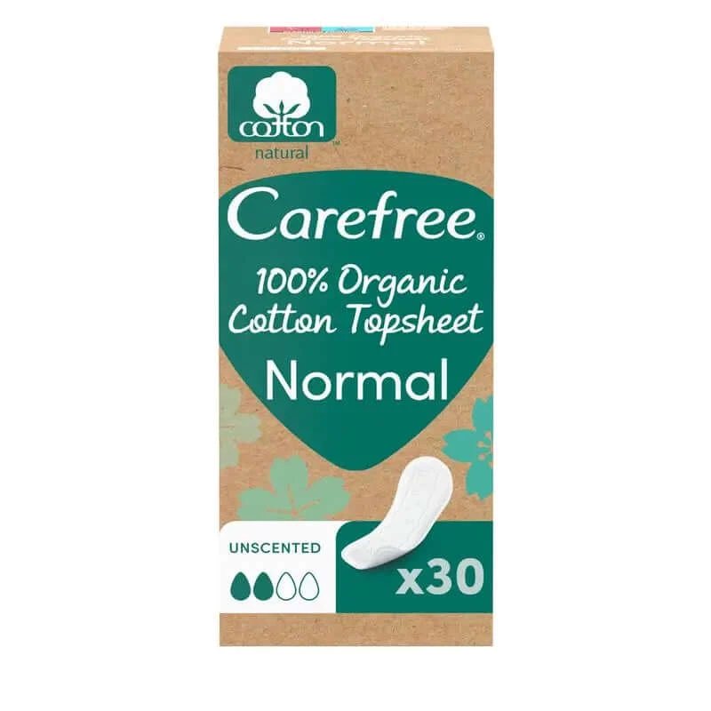 Carefree Plus Bumbac organic 30pcs