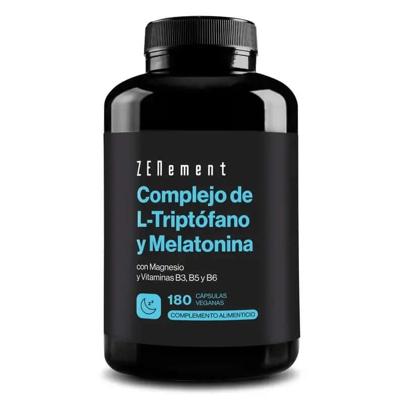 Zenement L-triptofan și complex de melatonină, 180 capsule vegane