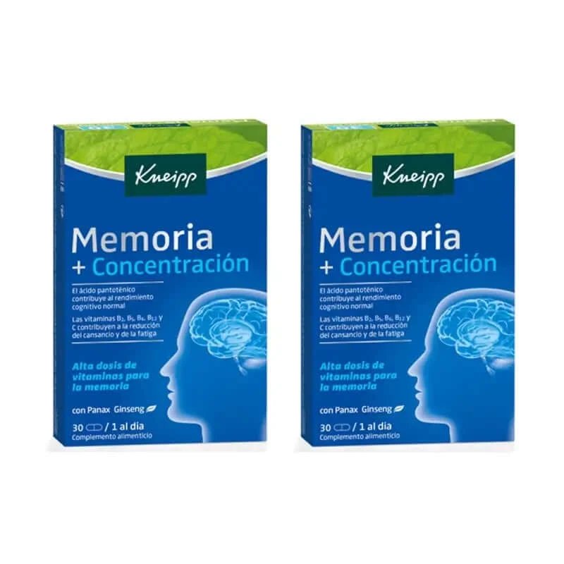 Kneipp Memorie și concentrare, 2X30 tablete