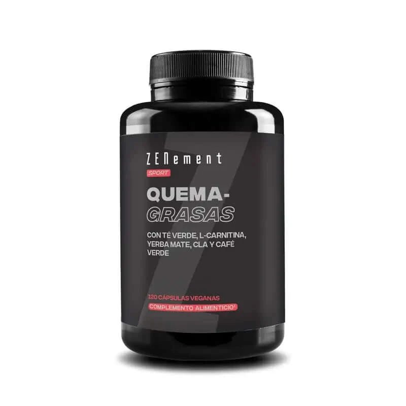 Zenement Fat Burner cu ceai verde, L-carnitină, Yerba Mate, Cla și cafea verde, 120 capsule vegane