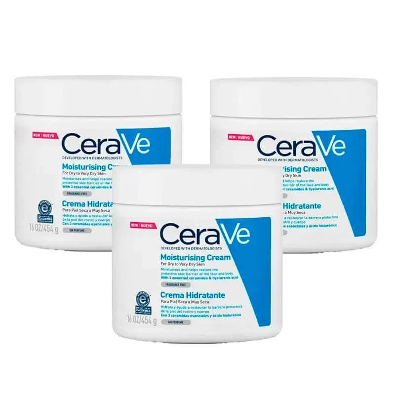 CeraVe Triplo Cremă hidratantă, 3X454 Gr