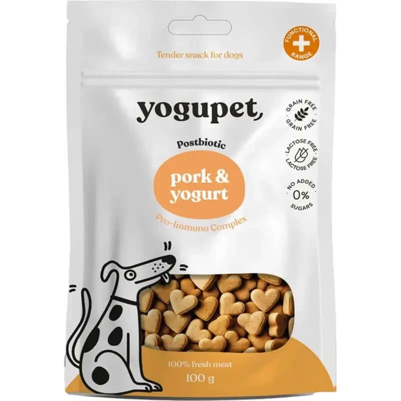 Yogupet Snack semiumed pentru câini Aromă de porc și iaurt , 50 g