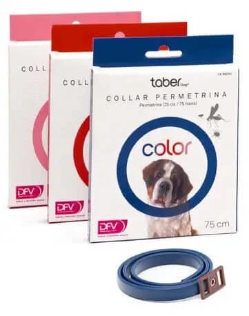 Taberdog Permethrin Collar 75 cm Roz