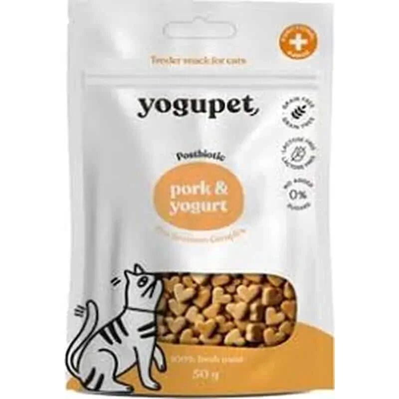 Yogupet Snack semiumed pentru pisici cu aromă de somon și kefir , 50 g