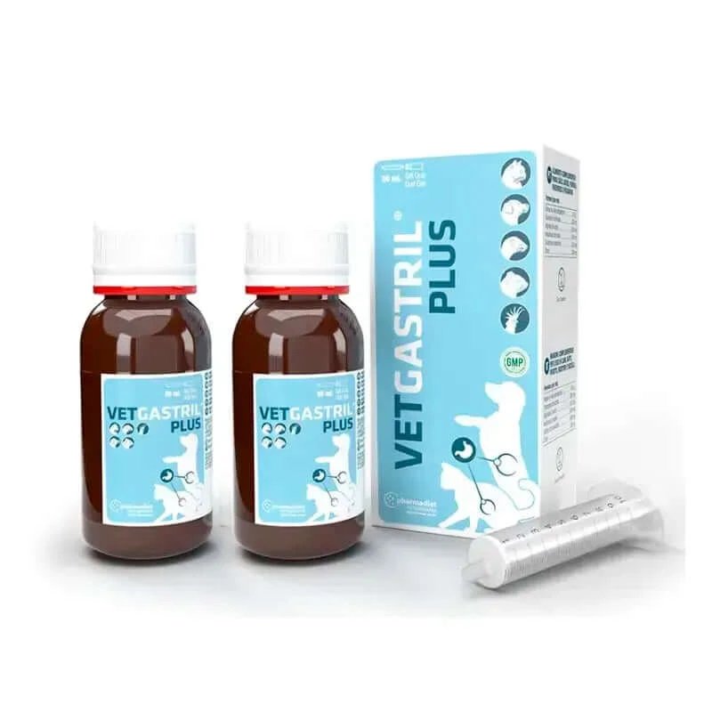 Pharmadiet Vetgastril Plus Protector gastric pentru câini și pisici, pachet 2 x 50 ml