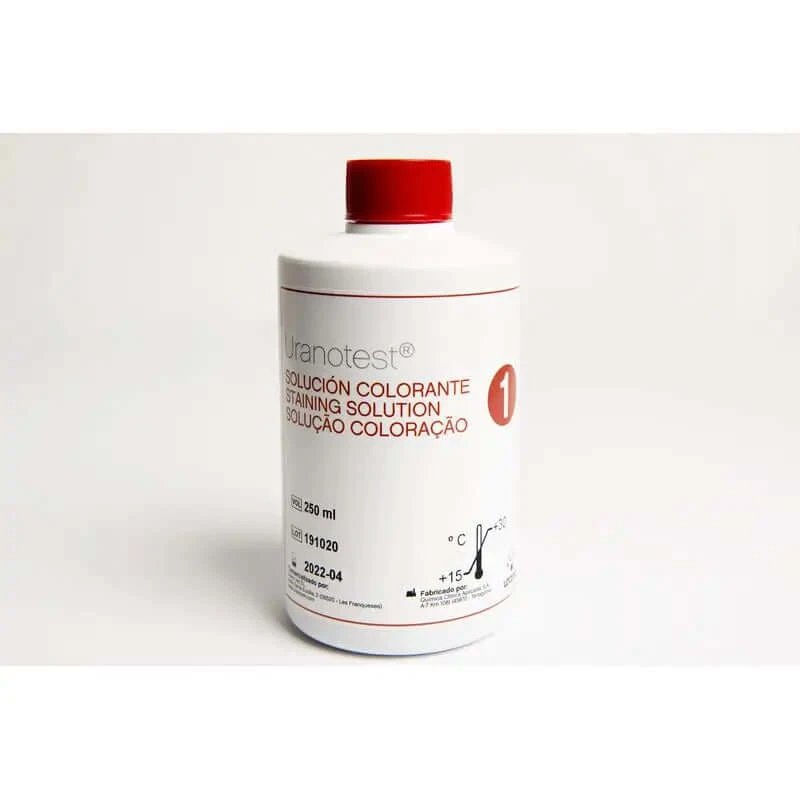 Soluție de colorare Uranotest 1 roșu 250ml