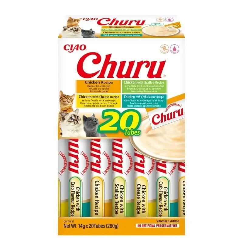 Churu Cat Varietăți de pui 20X14Gr