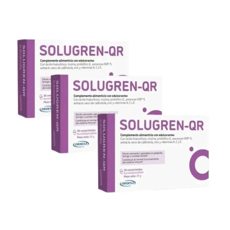 Solugren Suplimente Qr Pack 3 x 30 comprimate