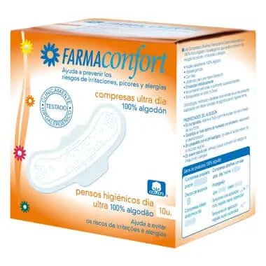 Farmaconfort 100% bumbac Comprese ultrafine pentru utilizare zilnică