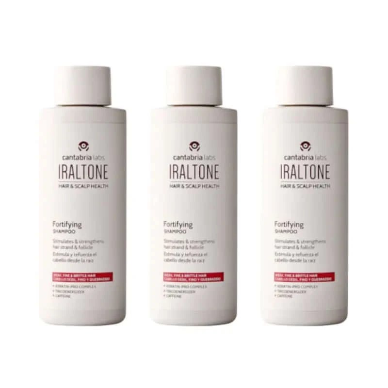 Șampon fortificant Iraltone, pachet 3 x 200 ml