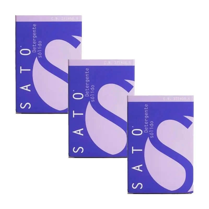 Sato Detergent Pack Solid, 3 x 100 G comprimate