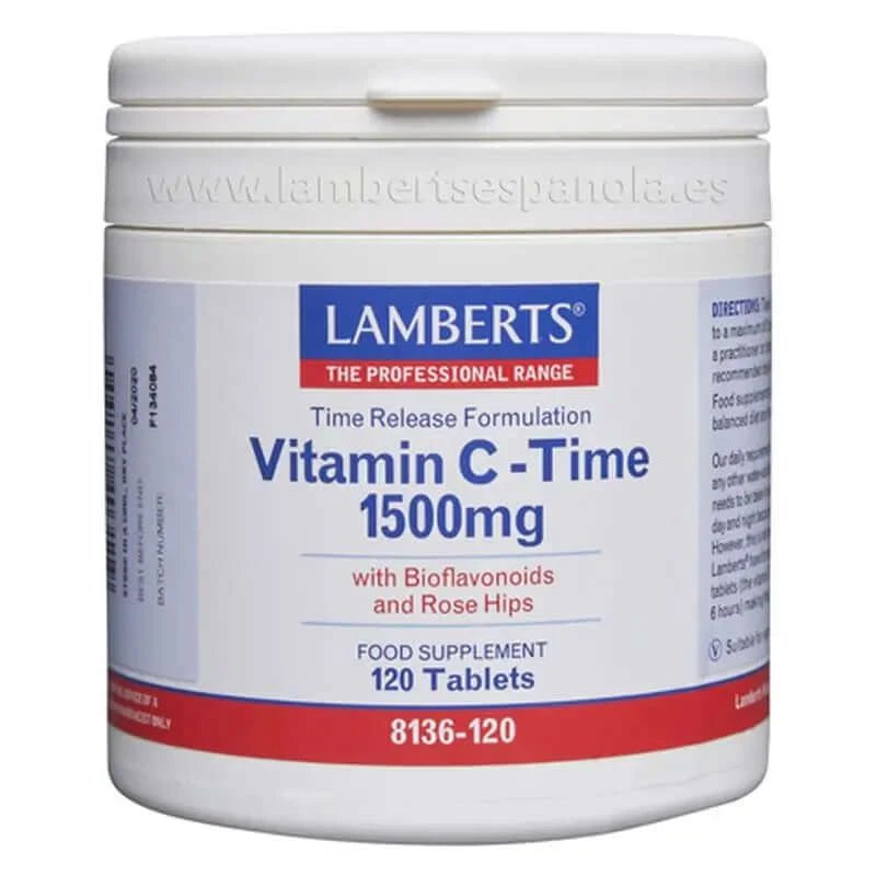 Lamberts Vitamina C 1500 Mg cu bioflavonoide , 120 comprimate