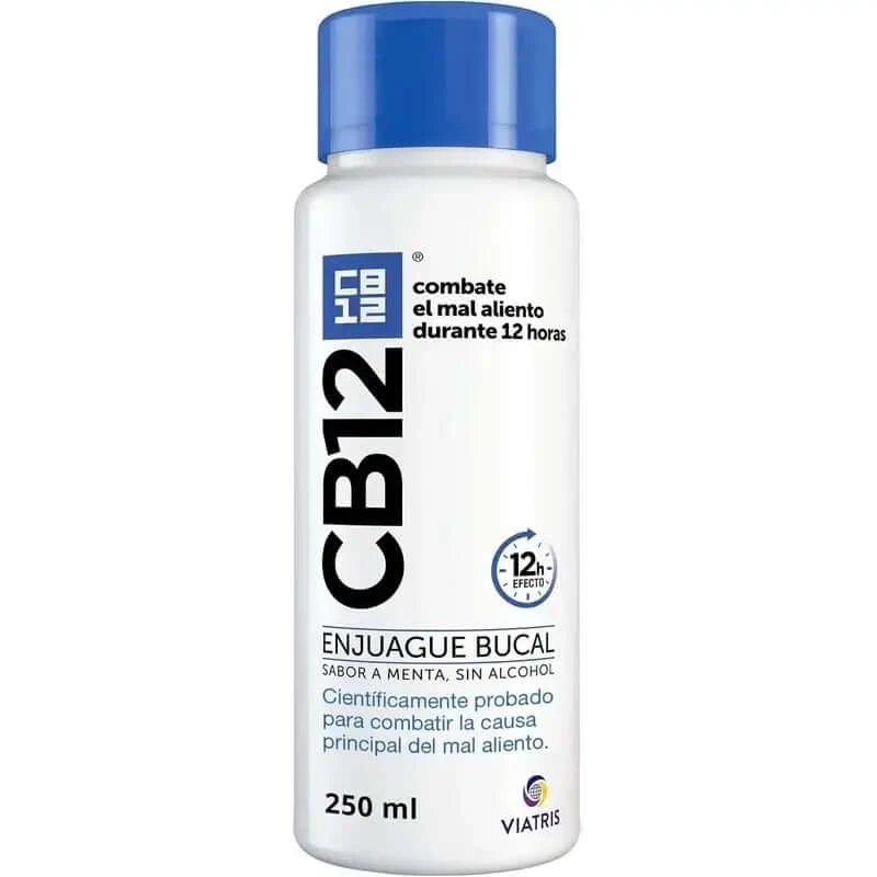CB12 Apă de gură cu mentă Apă de gură cu aromă de mentă pentru halitoză, 250 ml