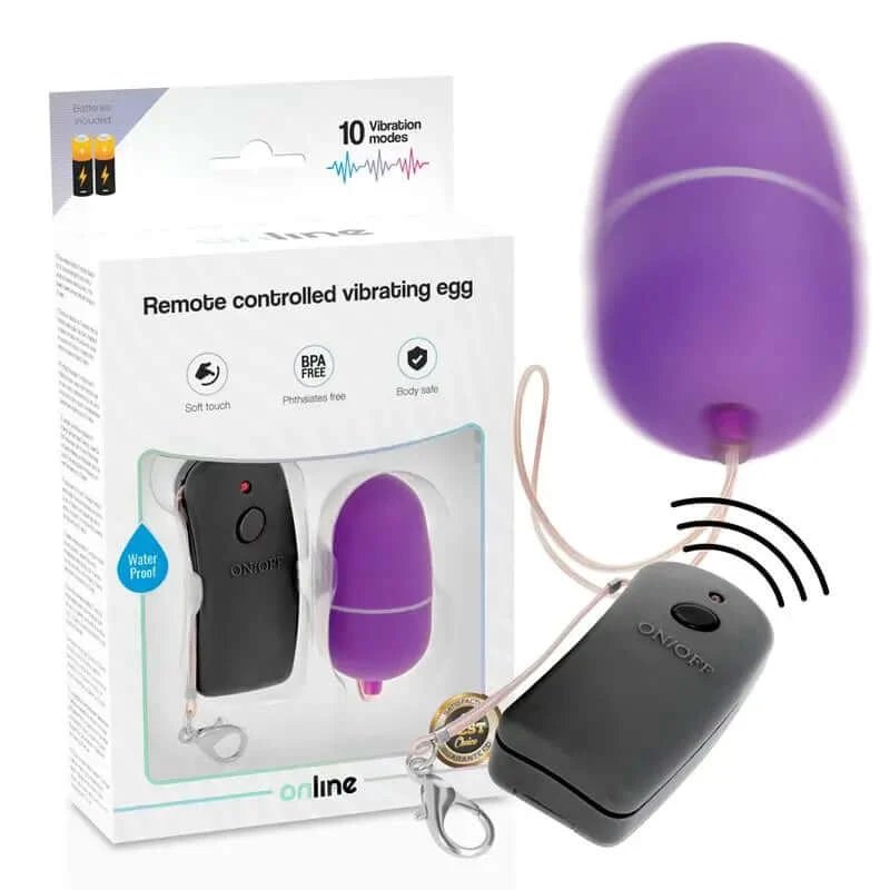 Ou vibrator cu telecomandă online - Lilac
